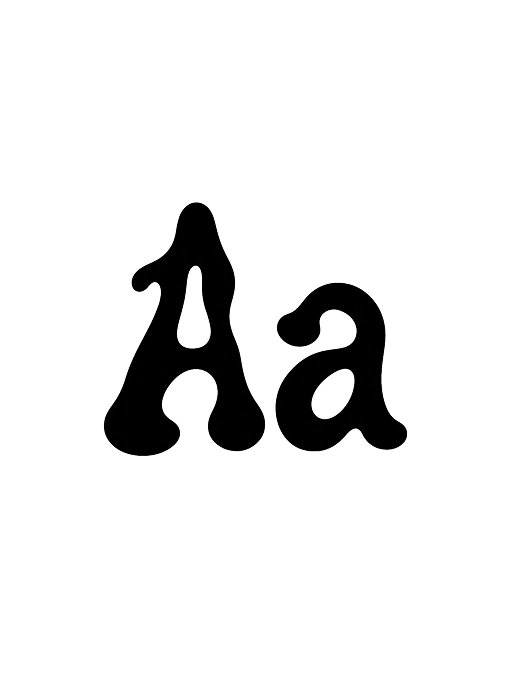 Vector font preview